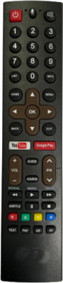 Electvision Remote Control for LED or LCD TV Compatible with VU/ Led without voice VU / Onida / llyod / thomson led lcd tv Remote Controller(Black)