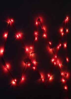 Smuf 35 LEDs 10.36 m Red Steady String Rice Lights(Pack of 5)