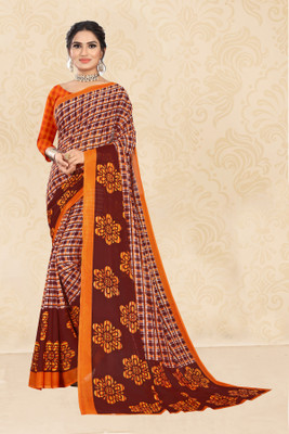 Vimalnath Synthetics Printed Bollywood Georgette Saree(Multicolor)