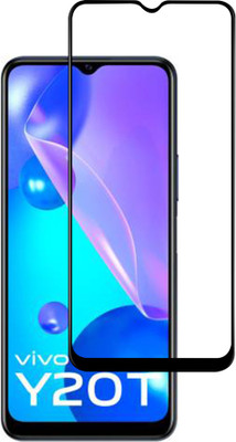 SecureSmarty Edge To Edge Tempered Glass for ViVO Y20T(Pack of 1)