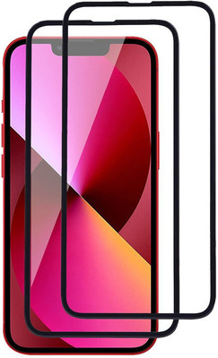 VJS Edge To Edge Tempered Glass for iPhone 13 Mini(Pack of 2)