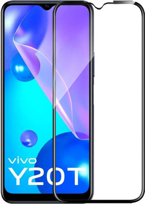 HUPSHY Edge To Edge Tempered Glass for vivo Y20T(Pack of 1)