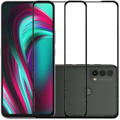 MaxR Edge To Edge Tempered Glass for Motorola e40 Moto e40 Motorola Moto e40Pack of 273(Pack of 2)