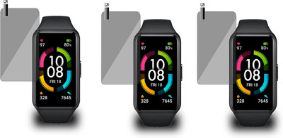 hirdesh Screen Guard for HONOR BAND 6 Smartwatch(Pack of 3)