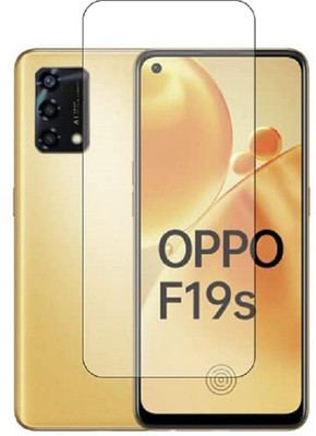 AKSHUD Tempered Glass Guard for Oppo F19s, Oppo F19(Pack of 1)