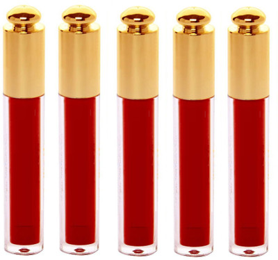 tanvi27 PROFESSTIONAL MATTE FINISH WATER PROF & LONG LASTING LIQUID RED(Red)