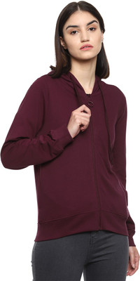 VAN HEUSEN Full Sleeve Solid Women Sweatshirt