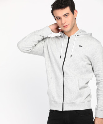 LEE Full Sleeve Solid Men Sweatshirt