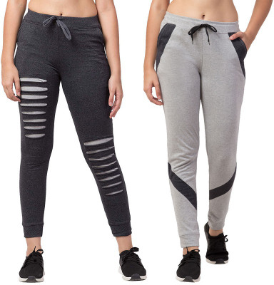 Bluecon Colorblock Women Multicolor Track Pants
