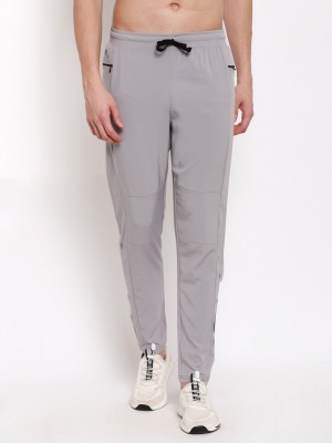 CLITHS Solid Men Grey Track Pants