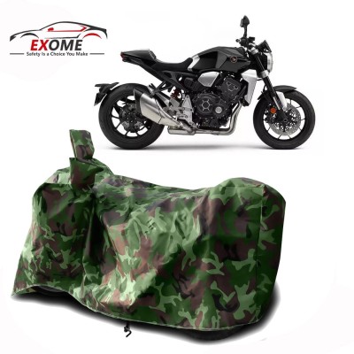 EXOME Two Wheeler Cover for Honda(CB1000R Plus, Green)