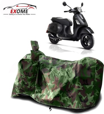 EXOME Two Wheeler Cover for Vespa(Urban Club, Green)