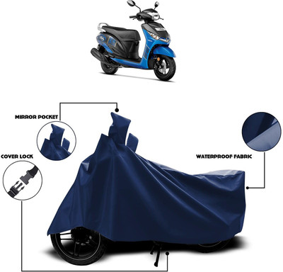 KEDIT Waterproof Two Wheeler Cover for Universal For Bike(Alpha, Blue)