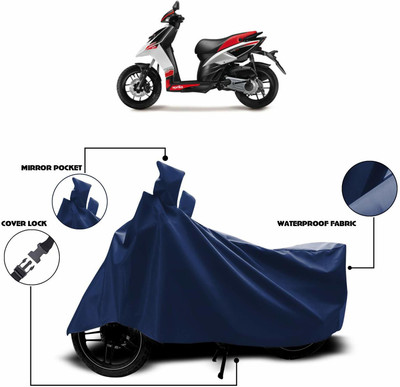 KEDIT Waterproof Two Wheeler Cover for Aprilia(SR 125, Blue)