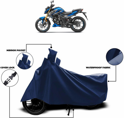KEDIT Waterproof Two Wheeler Cover for Yamaha(FZ S V3.0 FI, Blue)