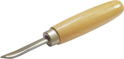 Scorpion Burnisher Curved With Wooden Handle, 1. ½”