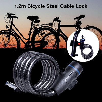 Znee Smart ZSCAT149 Heavy Duty Multipurpose Lock/Bicycle Cycle Bike Helmet Lock with Keys Cycle Lock