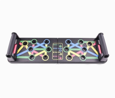 YUKI Foldable Pushup board 29057 with Strong GripHandle for ChestPress Home&Gym Push-up Bar