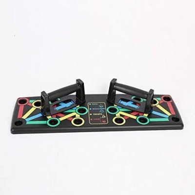 FIVANIO Foldable Pushup board 29060 with Strong GripHandle for ChestPress Home&Gym Push-up Bar(Multicolor)
