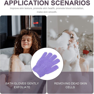 Masox Store Spa Massage Body Scrubber Cleaner/Nylon Exfoliating Multi-Purpose Gloves R-53