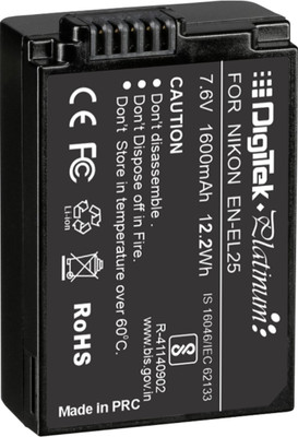 DIGITEK Platinum Extra Power Secondary Li-ion Rechargeable  for EN-EL25  Battery