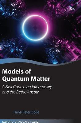 Models of Quantum Matter(English, Hardcover, Eckle Hans-Peter)