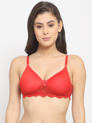 FRISKERS Women Push-up Lightly Padded Bra(Red)