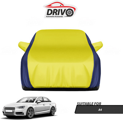 Drivo Car Cover For Audi A4 (With Mirror Pockets)(Blue, Yellow)