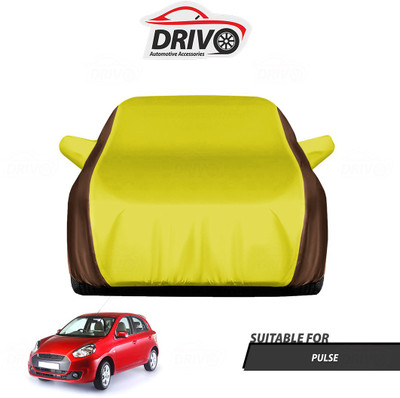 Drivo Car Cover For Renault Pulse (With Mirror Pockets)(Brown, Yellow)