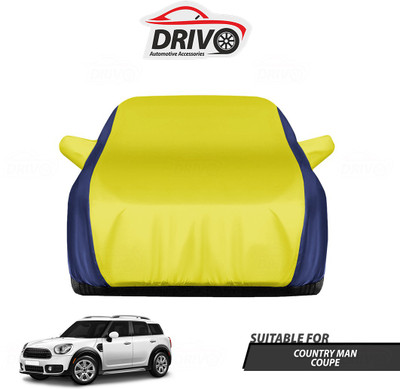 Drivo Car Cover For Mini Countryman Coupe (With Mirror Pockets)(Blue, Yellow)