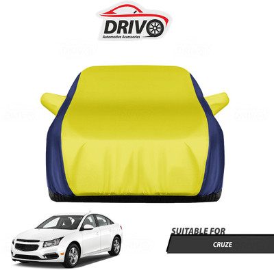 Drivo Car Cover For Chevrolet Cruze (With Mirror Pockets)(Blue, Yellow)