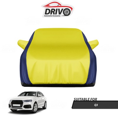 Drivo Car Cover For Audi Q3 (With Mirror Pockets)(Blue, Yellow)