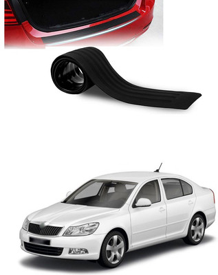 PRTEK Rubber Car Bumper Guard(Black, Pack of 1, Skoda, Laura)