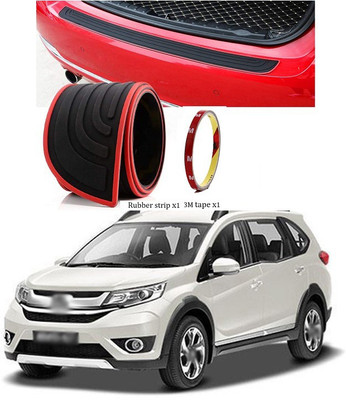 PECUNIA Rubber Car Door Guard(Black, Red, Pack of 1, Honda, Universal For Car)