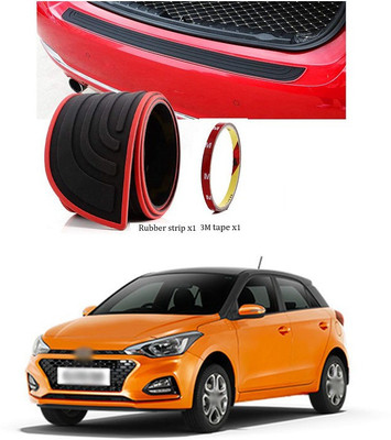 PECUNIA Rubber Car Door Guard(Black, Red, Pack of 1, Hyundai, Elite i20)