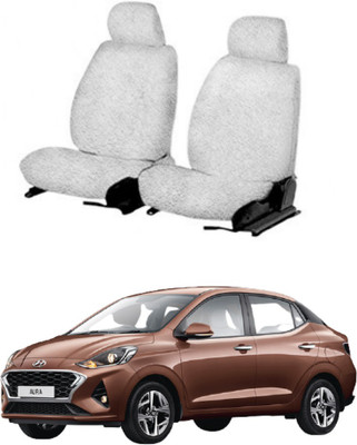 Chiefride Cotton Car Seat Cover For Hyundai Aura(Front Detachable Headrest, Without Back Seat Arm Rest, 5 Seater)