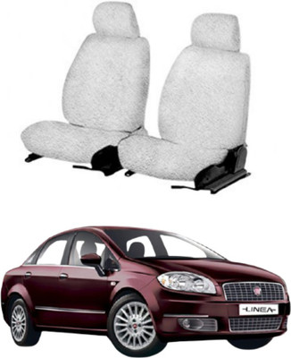 Chiefride Cotton Car Seat Cover For Fiat Linea(Front Detachable Headrest, Without Back Seat Arm Rest, 5 Seater)
