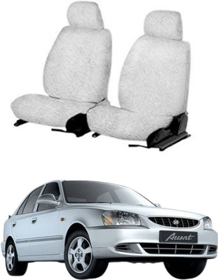 Chiefride Cotton Car Seat Cover For Hyundai Accent(Front Detachable Headrest, Without Back Seat Arm Rest, 5 Seater)