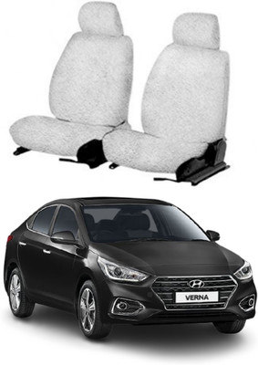 Chiefride Cotton Car Seat Cover For Hyundai Verna(Front Detachable Headrest, Without Back Seat Arm Rest, 5 Seater)