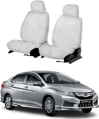 Chiefride Cotton Car Seat Cover For Honda City(Front Detachable Headrest, Without Back Seat Arm Rest, 5 Seater)