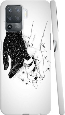 GS PANDA COLLECTIONS Back Cover for OPPO A94(Black, White, Pack of: 1)