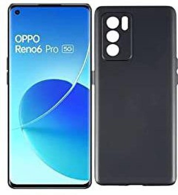 SkyTree Bumper Case for Oppo Reno 6 Pro 5G(Black, Shock Proof, Silicon, Pack of: 1)
