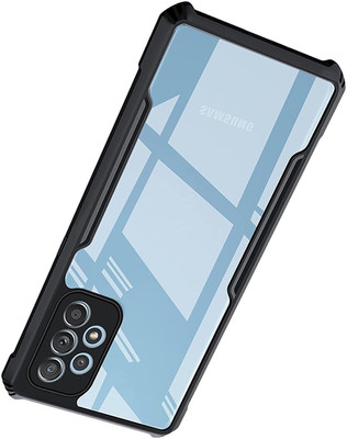 Phone Care Flip Cover for Samsung M32 5G, Galaxy M32 5G(Black, Transparent, Grip Case, Pack of: 1)