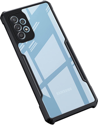 Phone Care Flip Cover for Samsung Galaxy M32 5G(Black, Transparent, Grip Case, Pack of: 1)