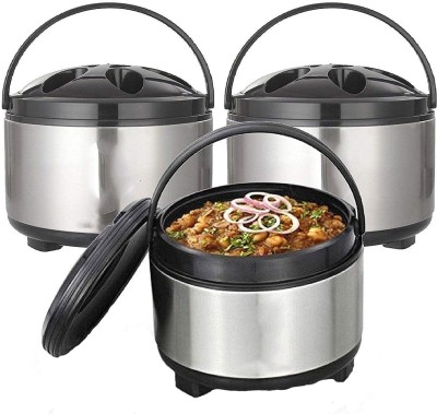Universal Hub Pack of 3 Hot-Pot Insulated Casserole Food Warmer Thermoware Casserole Pack of 3 Small,Medium,Large Casserole Set of 3 (2 & 2.5 & 3.5L) Pack of 3 Thermoware Casserole Set(2000 ml, 2500 ml, 3500 ml)