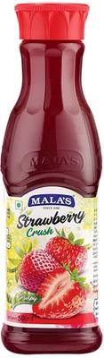 mala's Strawberry Crush -500 ML (FRUIT CRUSH)-500ML