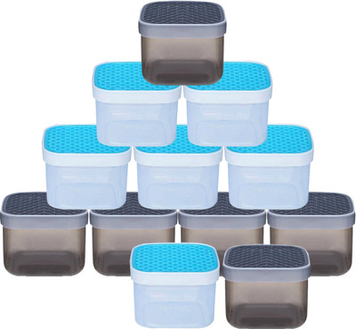 KUBER INDUSTRIES Plastic Grocery Container  - 1200 ml(Pack of 12, Multicolor)