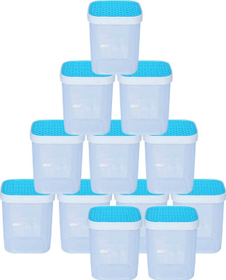 KUBER INDUSTRIES Plastic Grocery Container  - 1500 ml(Pack of 12, Blue)