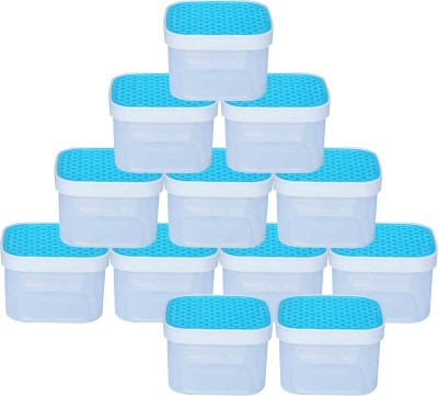 KUBER INDUSTRIES Plastic Grocery Container  - 1200 ml(Pack of 12, Blue)