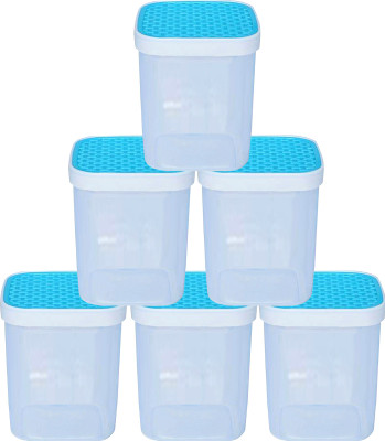KUBER INDUSTRIES Plastic Grocery Container  - 1500 ml(Pack of 6, Blue)